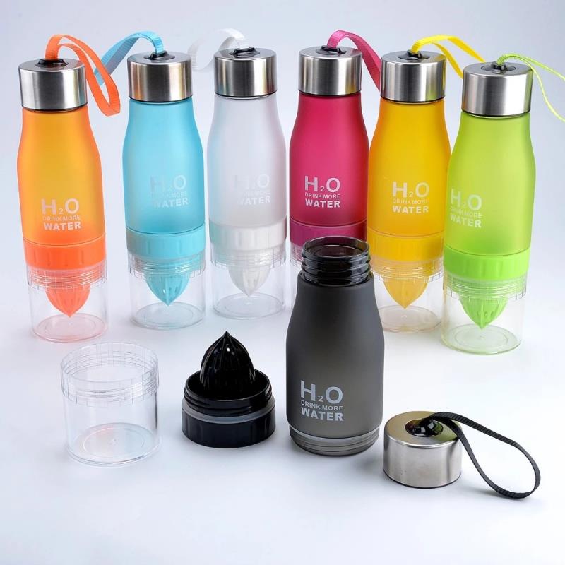 Portable H2O Fruit Infuser Water Bottle/Lemon Squeezer Tumbler bottle