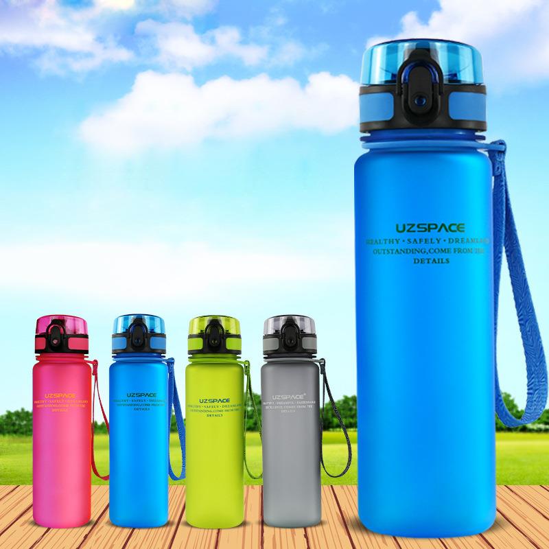 350ml 500ml 650ml 1000ml leakproof portable plastic water bottle