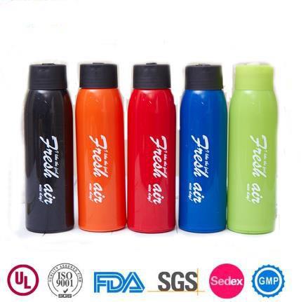 Glass Water Bottle With PP Shell