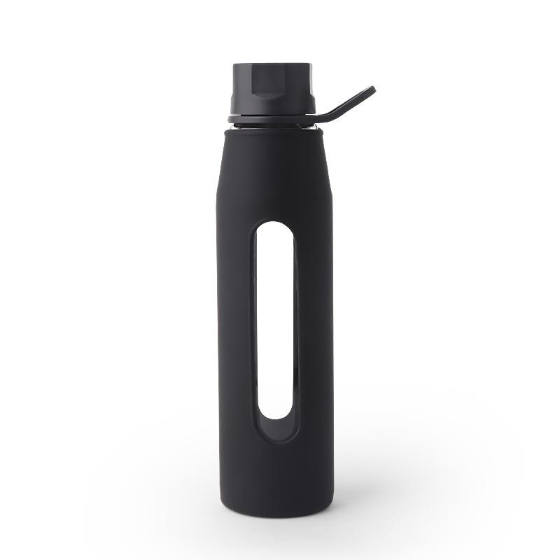 20 OZ Glass Water Bottle With Silicone Sleeve