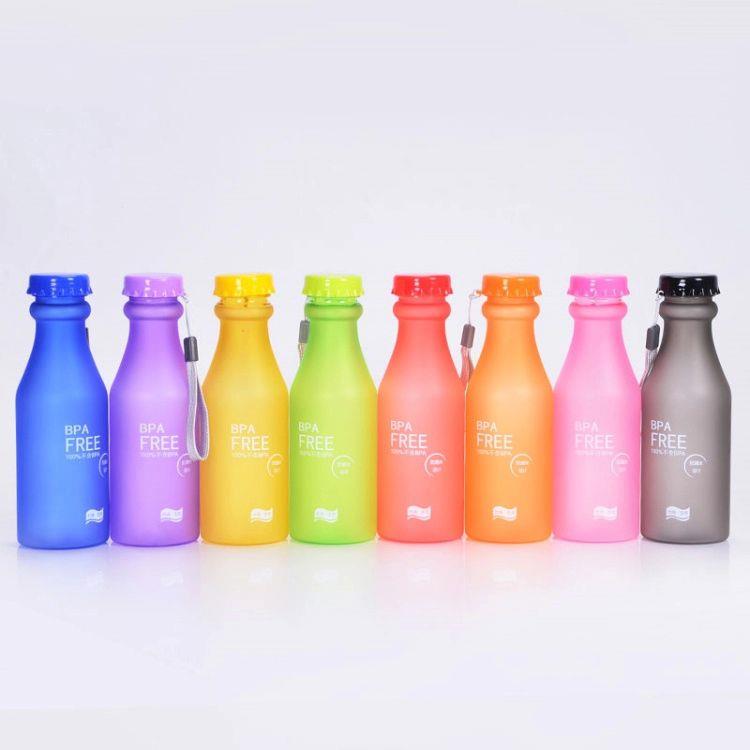 Custom Logo Printed Transparent Water Plastic Sport Bottle