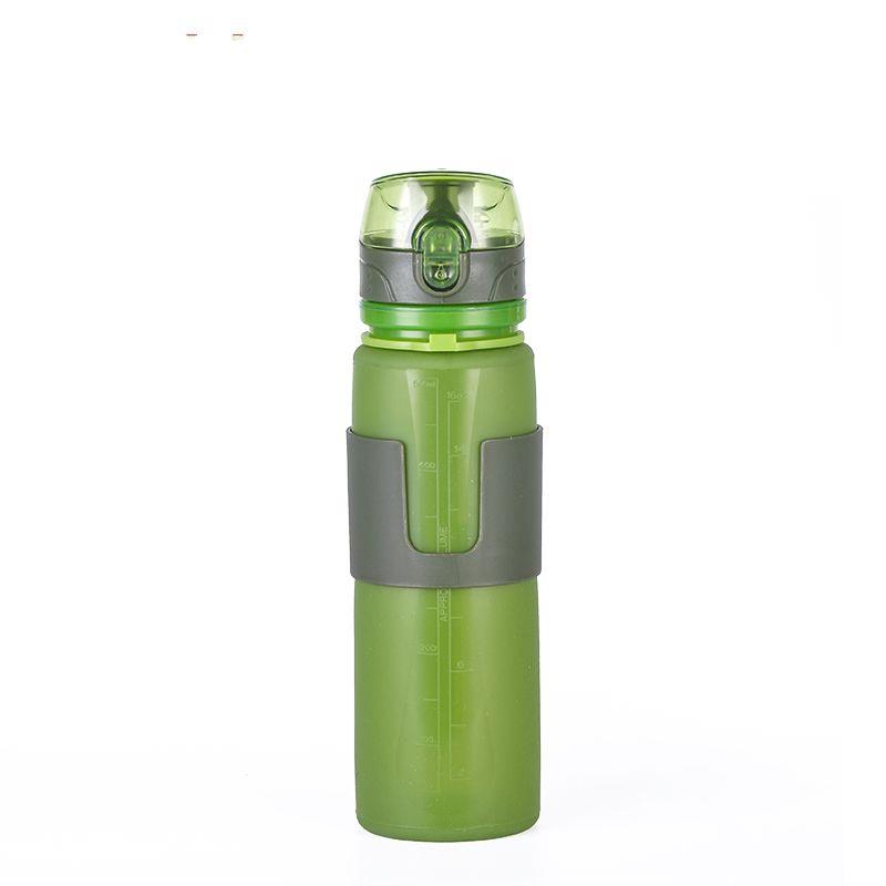 Everich collapsible silicone squeeze sports bottle silicone travel bottle