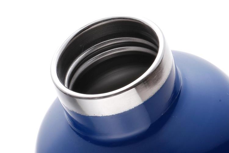 Plastic lid and stainless steel body metal sport bottle