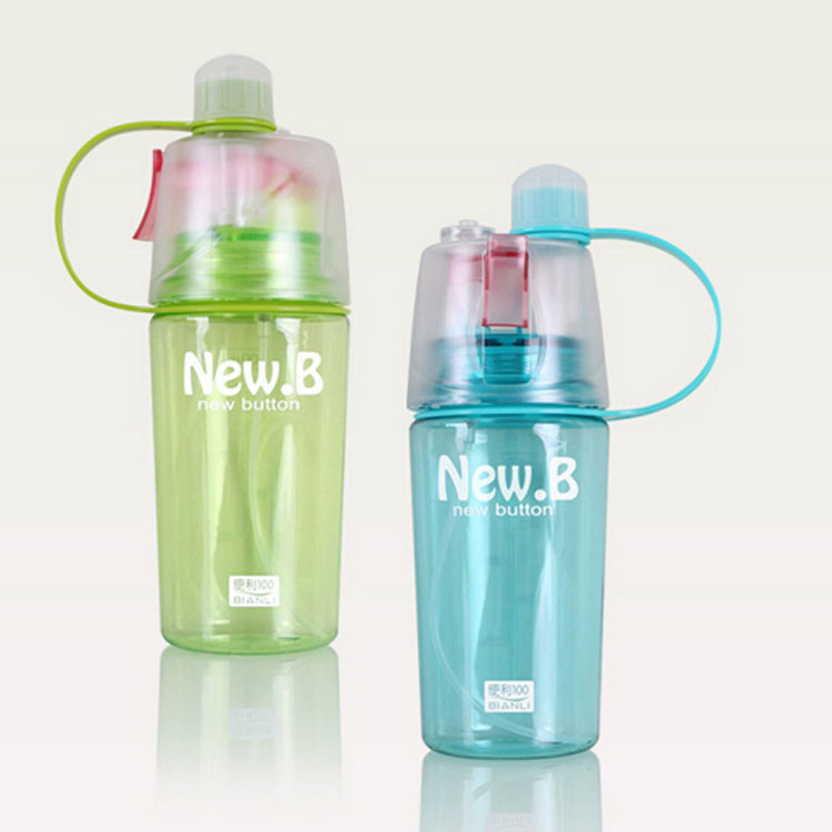 Water Bottle With Straw 600ML