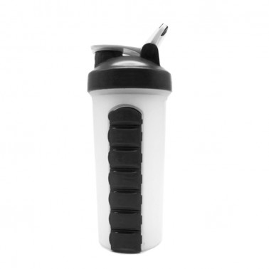 New Protein Shaker Cup With Pill Box