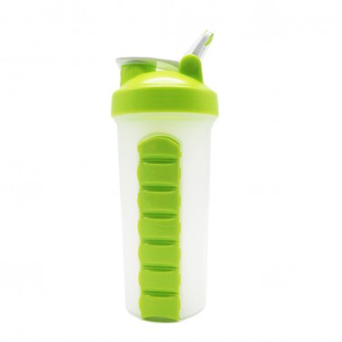 New Protein Shaker Cup With Pill Box