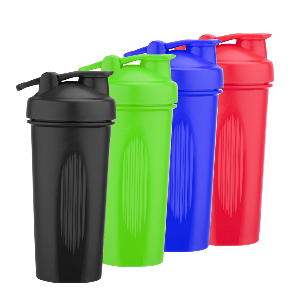 Wholesale 20 Ounce Custom Logo Color BPA Free Plastic Fitness Gym Shakers Protein Shaker
