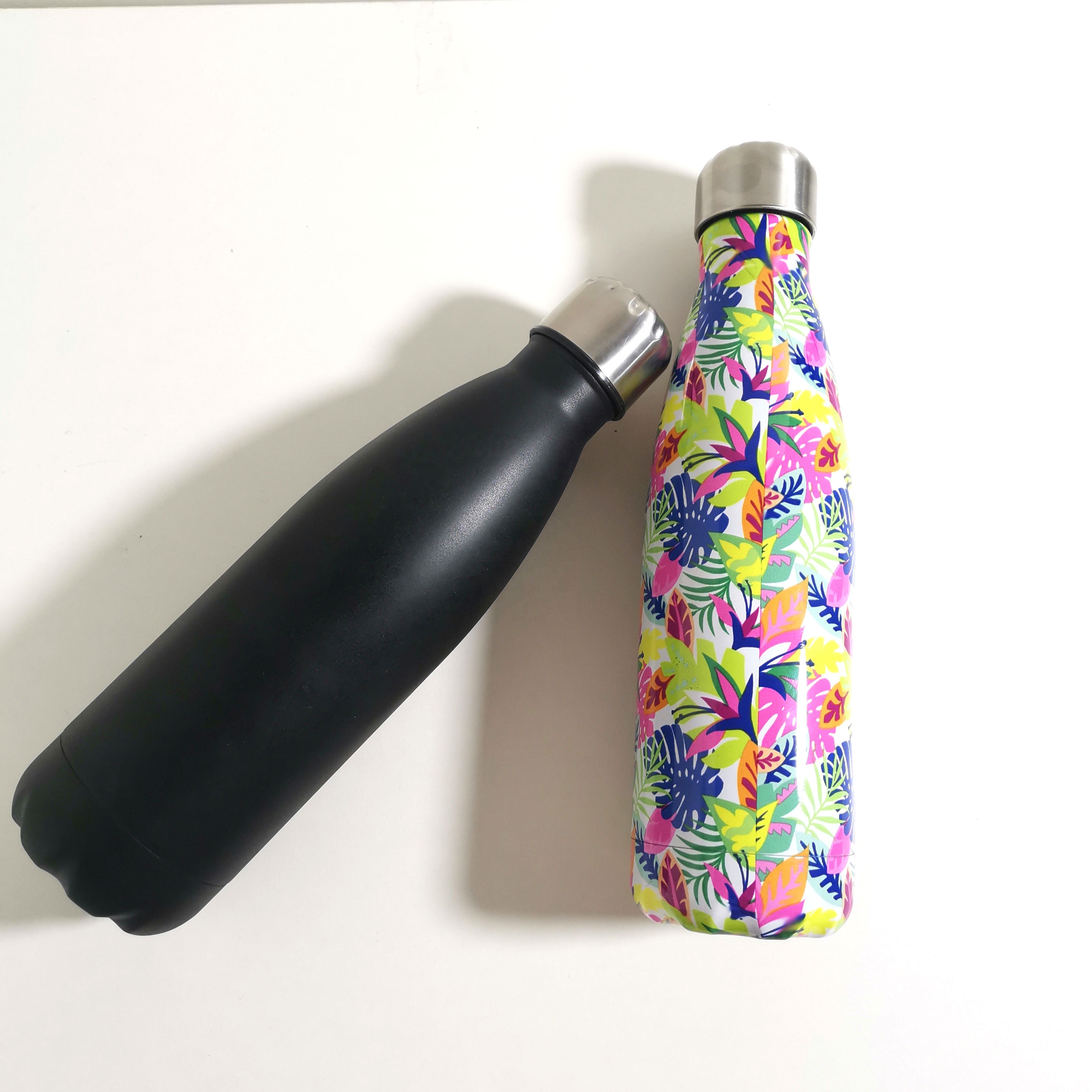 Colour Pattern Stainless Flask Smart Stainless Steel Water Bottle Stainless Steel Double Wall Protein Shaker 