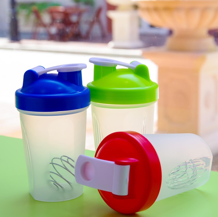 400ml Wholesale Plastic Cups Gym Custom Bottle Protein Shaker 