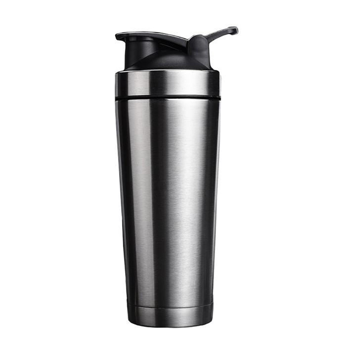 custom logo 750ml double wall vacuum insulation tumbler cups 25oz stainless steel sport water bottle protein shaker 