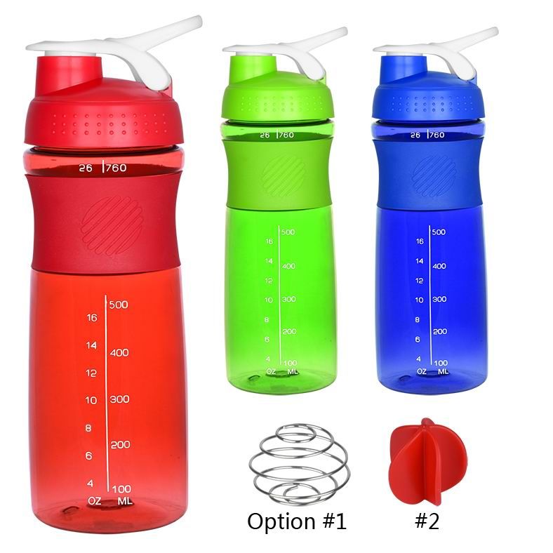 Promotional Portable 750ML Protein Shaker Bottle Blender 
