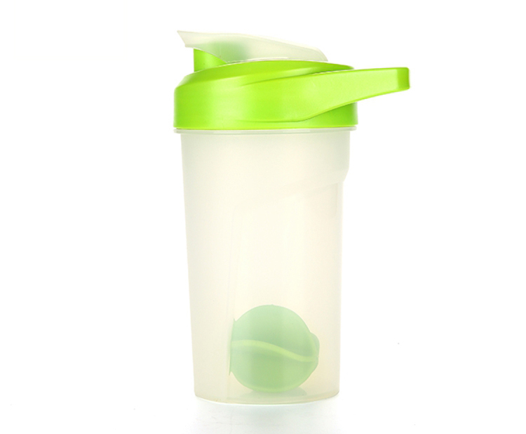 500ML custom logo design sports blender water bottles protein shaker with mixer ball 
