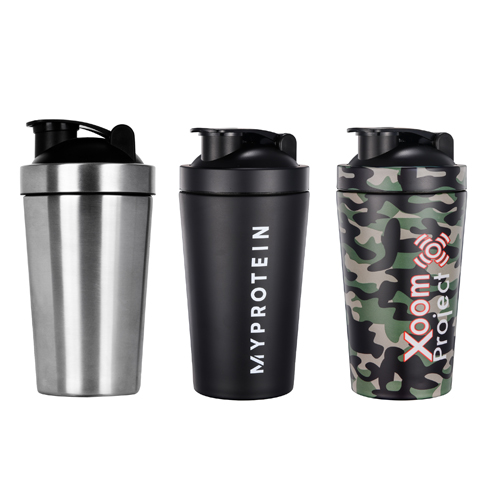 500ml Vacuum Gym Water Bottle Protein Shaker Fitness Gym Blender Mixer Protein Stainless Steel Shaker for Gym 