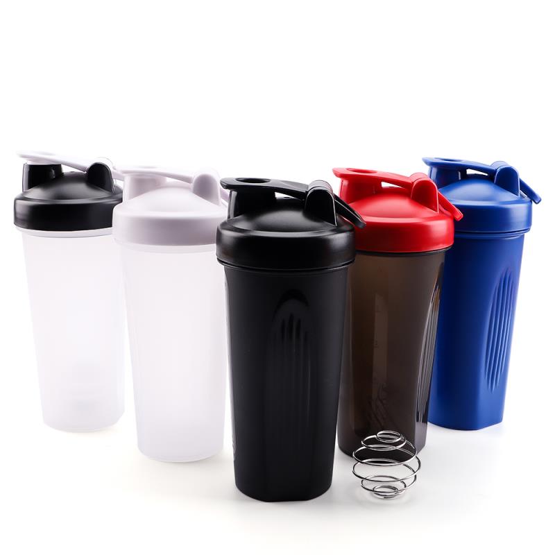 sport custom logo design plastic gym protein shaker bottle