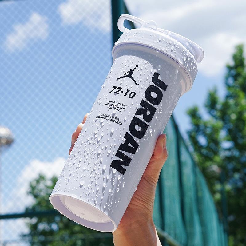Plastic BPA Free Gym Protein Shaker Bottle 600ml Plastic Shaker Bottle