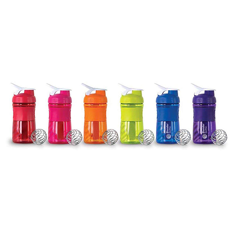 2021 wholesale custom bpa free Classic workout mixer shaker water bottle plastic gym blender protien shaker bottle