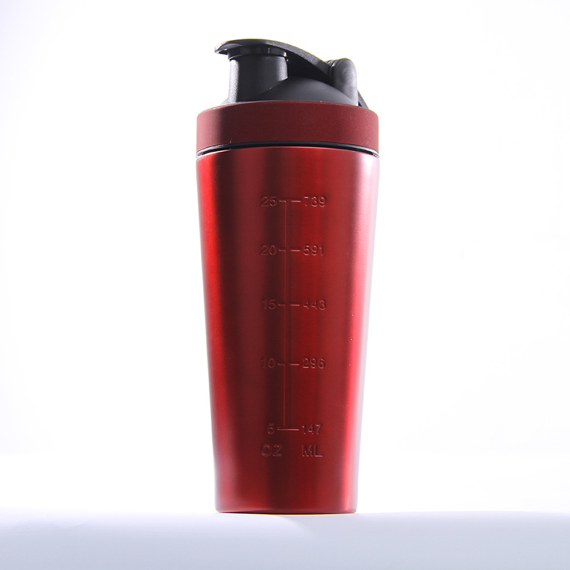 Eco Friendly Blender Custom Logo Coffee Gym Metal Stainless Steel Protein Shakers Shaker Bottle